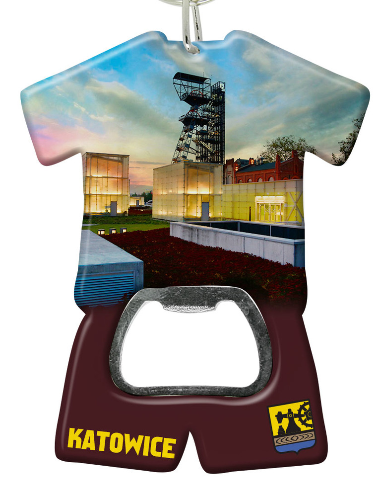 Brelok otwieracz plastikowy trykot Katowice