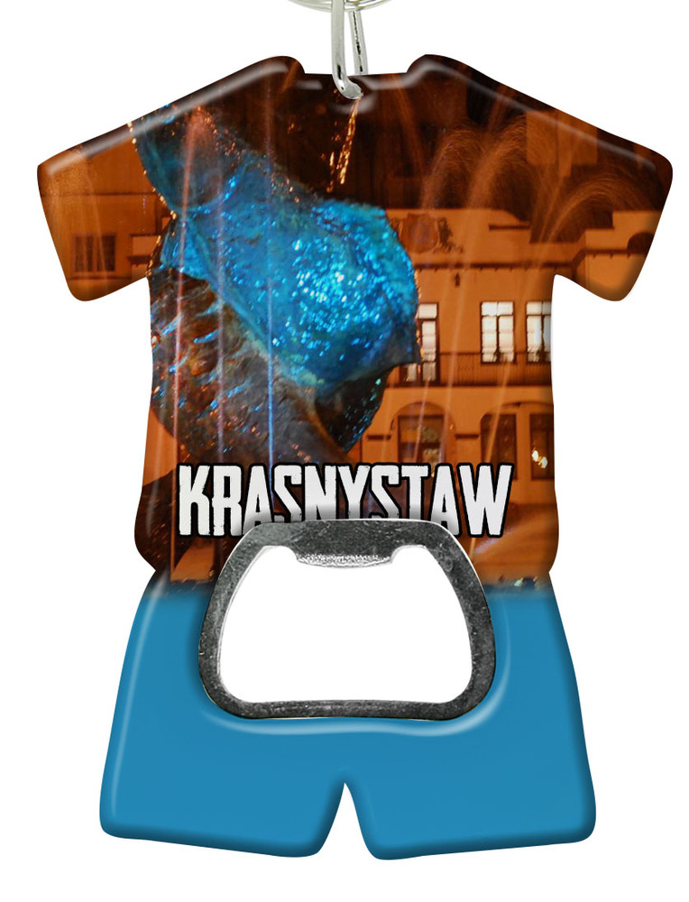 Brelok otwieracz plastikowy trykot Krasnystaw