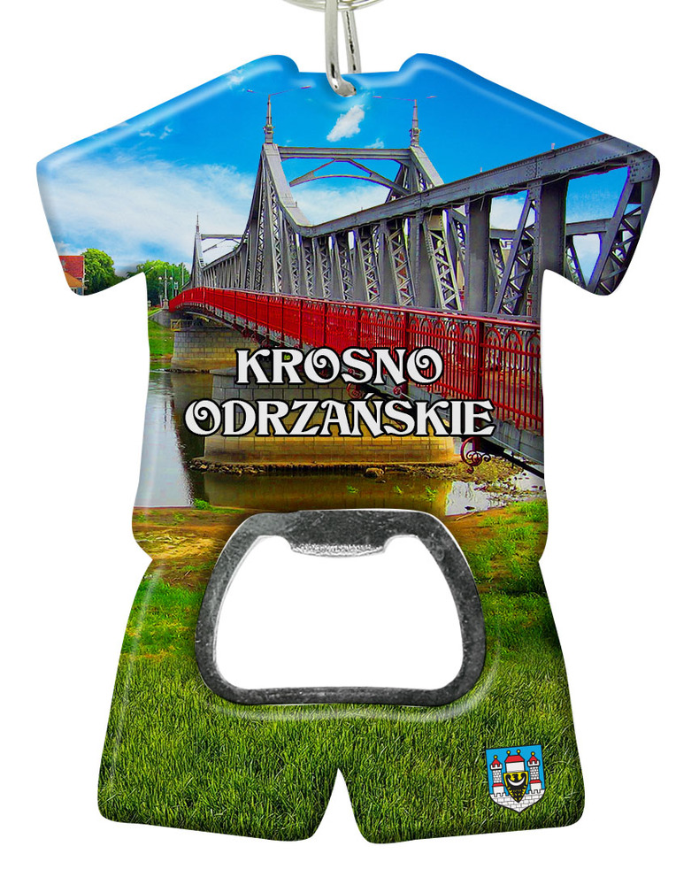 Brelok otwieracz plastikowy trykot Krosno Odrzańskie