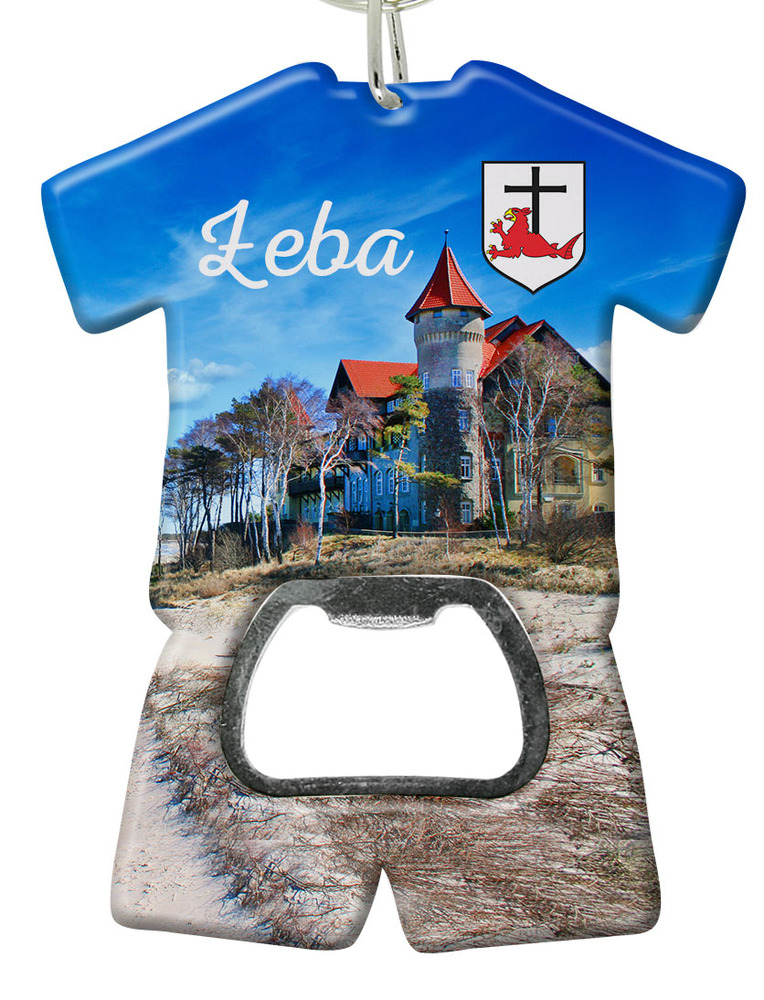 Brelok otwieracz plastikowy trykot Łeba