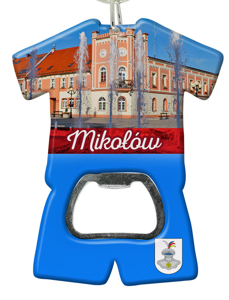Brelok otwieracz plastikowy trykot Mikołów