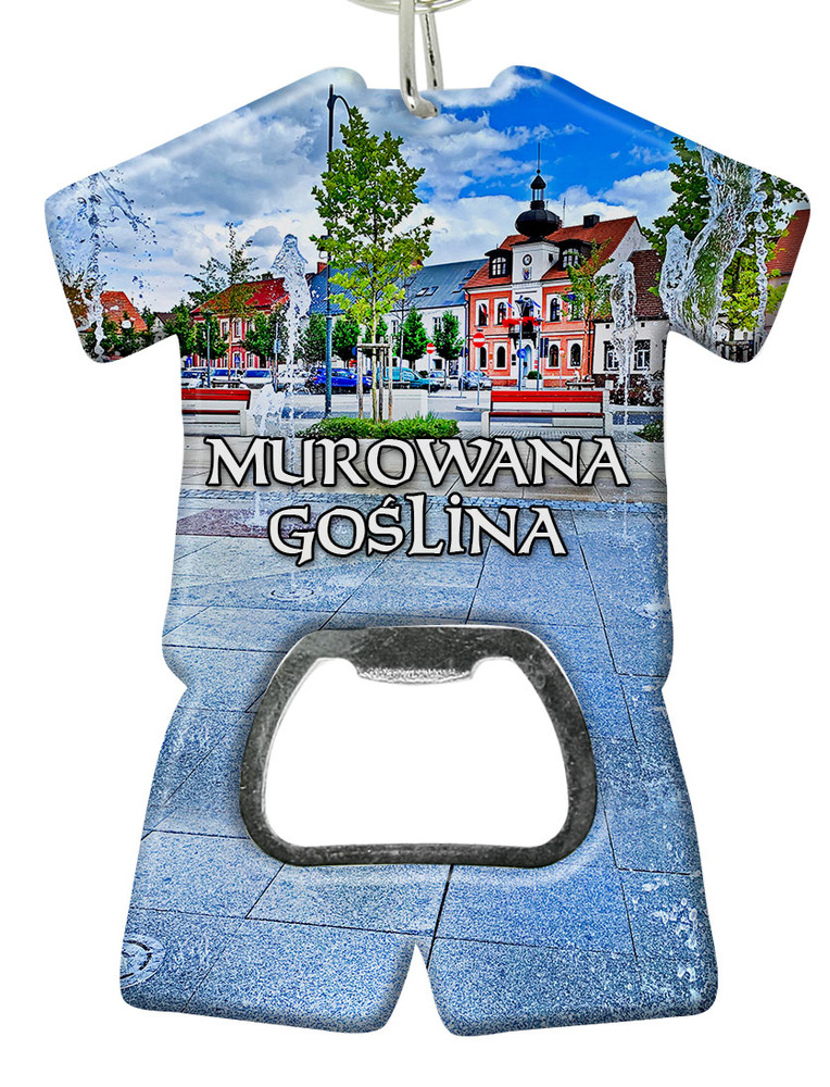 Brelok otwieracz plastikowy trykot Murowana Goślina