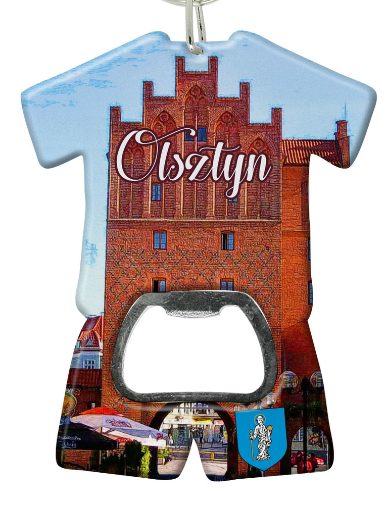 Brelok otwieracz plastikowy trykot Olsztyn