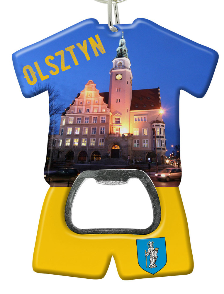 Brelok otwieracz plastikowy trykot Olsztyn