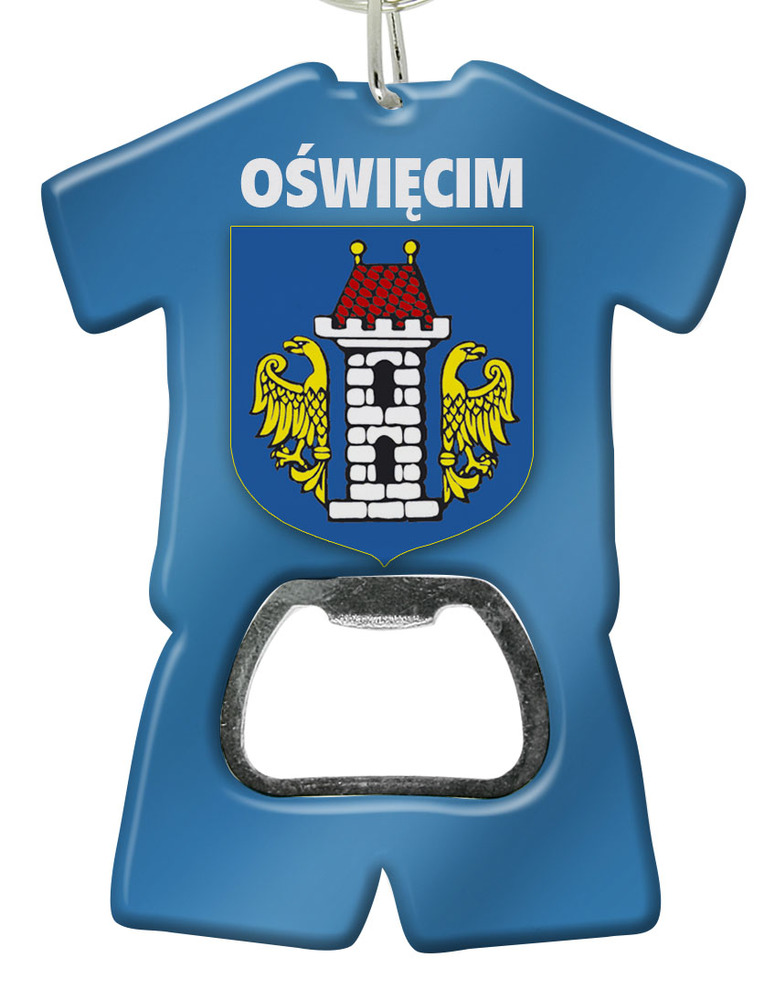 Brelok otwieracz plastikowy trykot Oświęcim