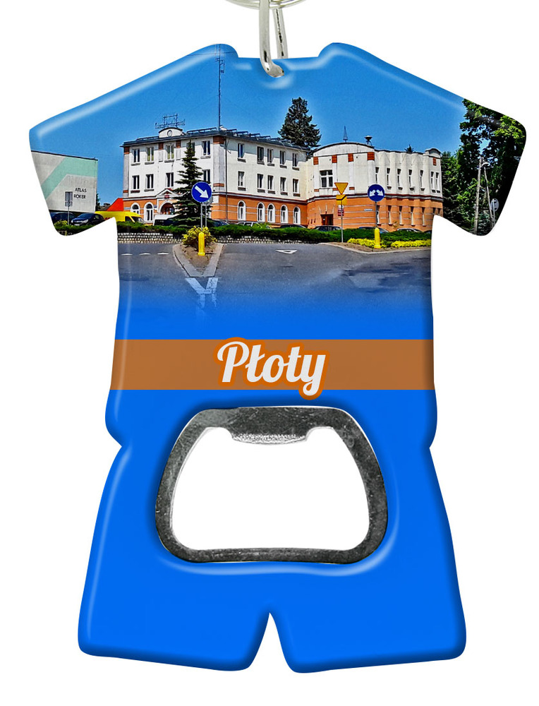 Brelok otwieracz plastikowy trykot Płoty