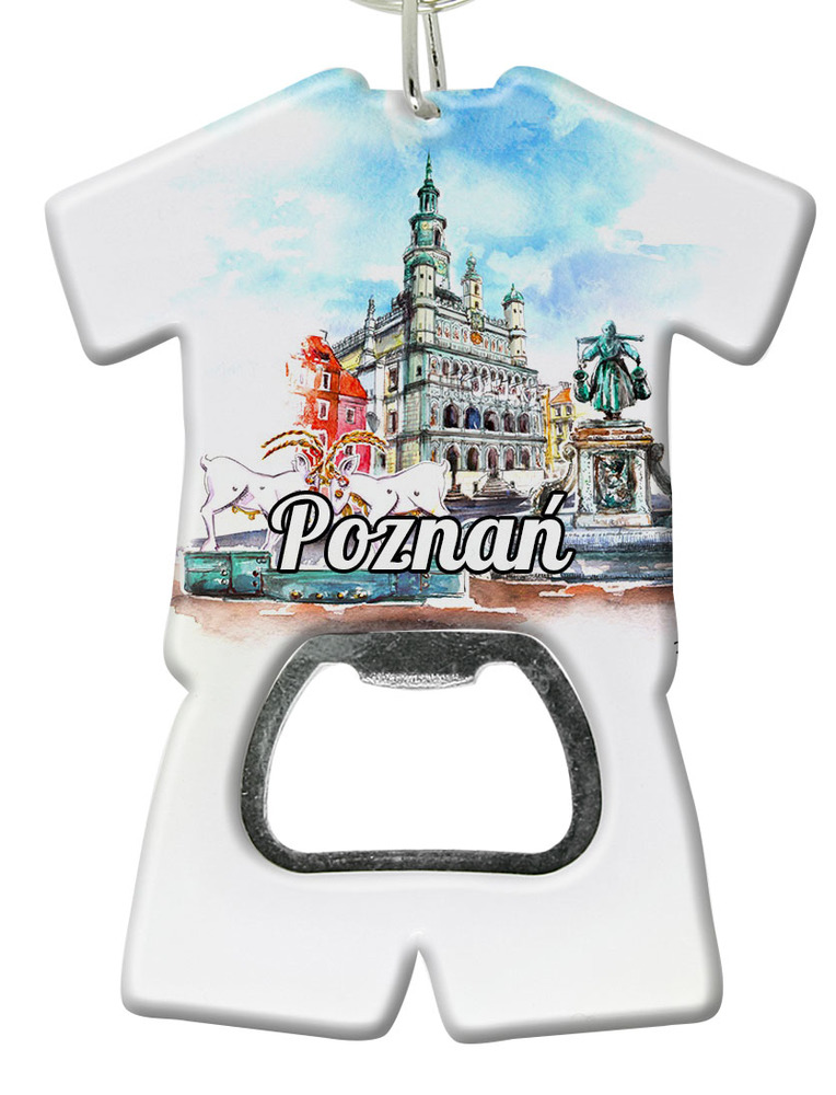 Brelok otwieracz plastikowy trykot Poznań