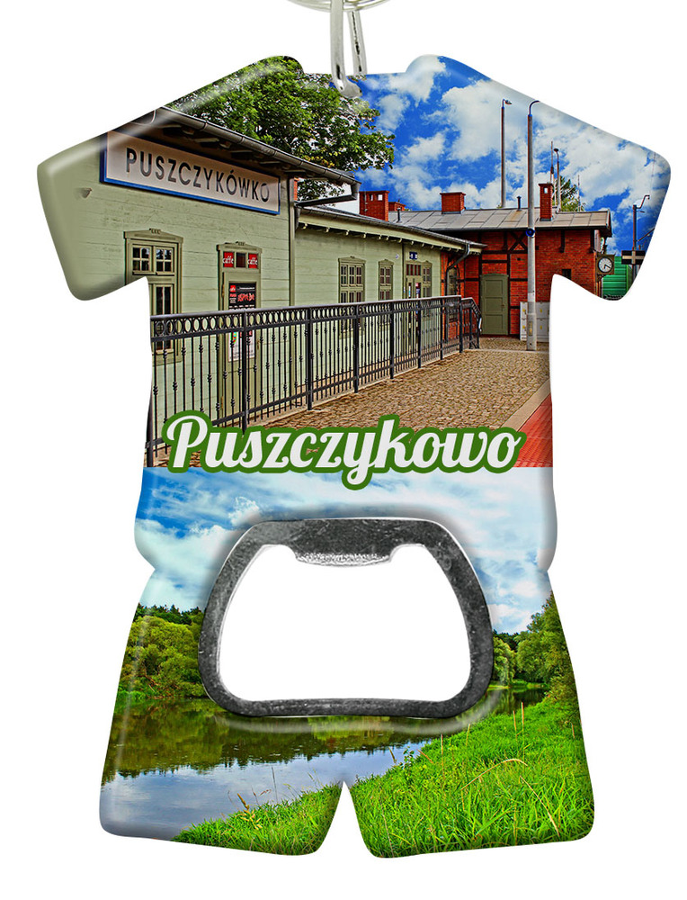 Brelok otwieracz plastikowy trykot Puszczykowo