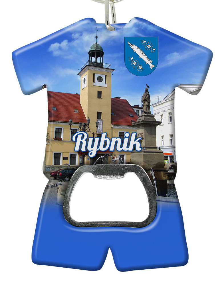 Brelok otwieracz plastikowy trykot Rybnik