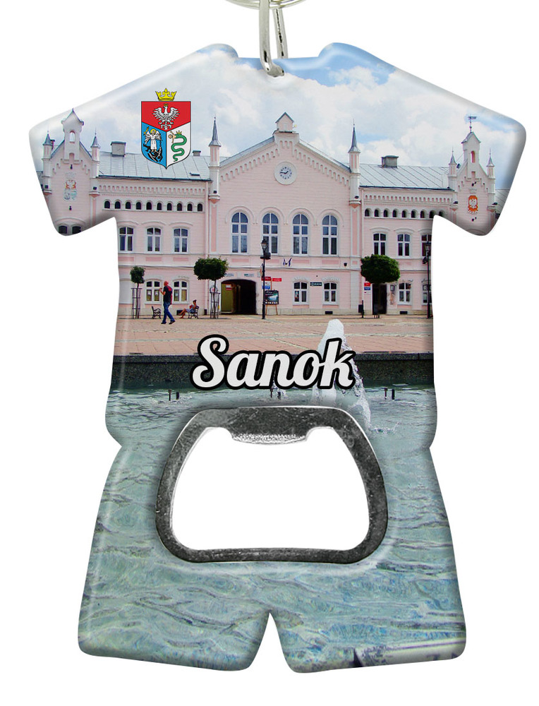 Brelok otwieracz plastikowy trykot Sanok