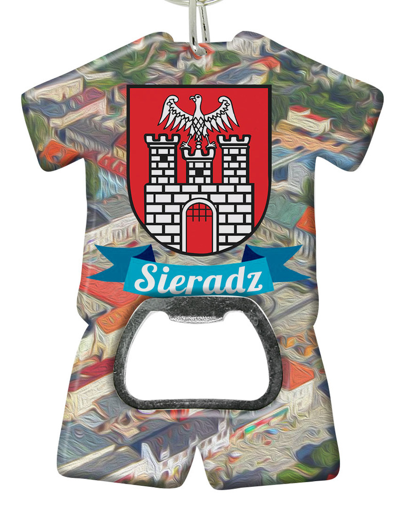 Brelok otwieracz plastikowy trykot Sieradz