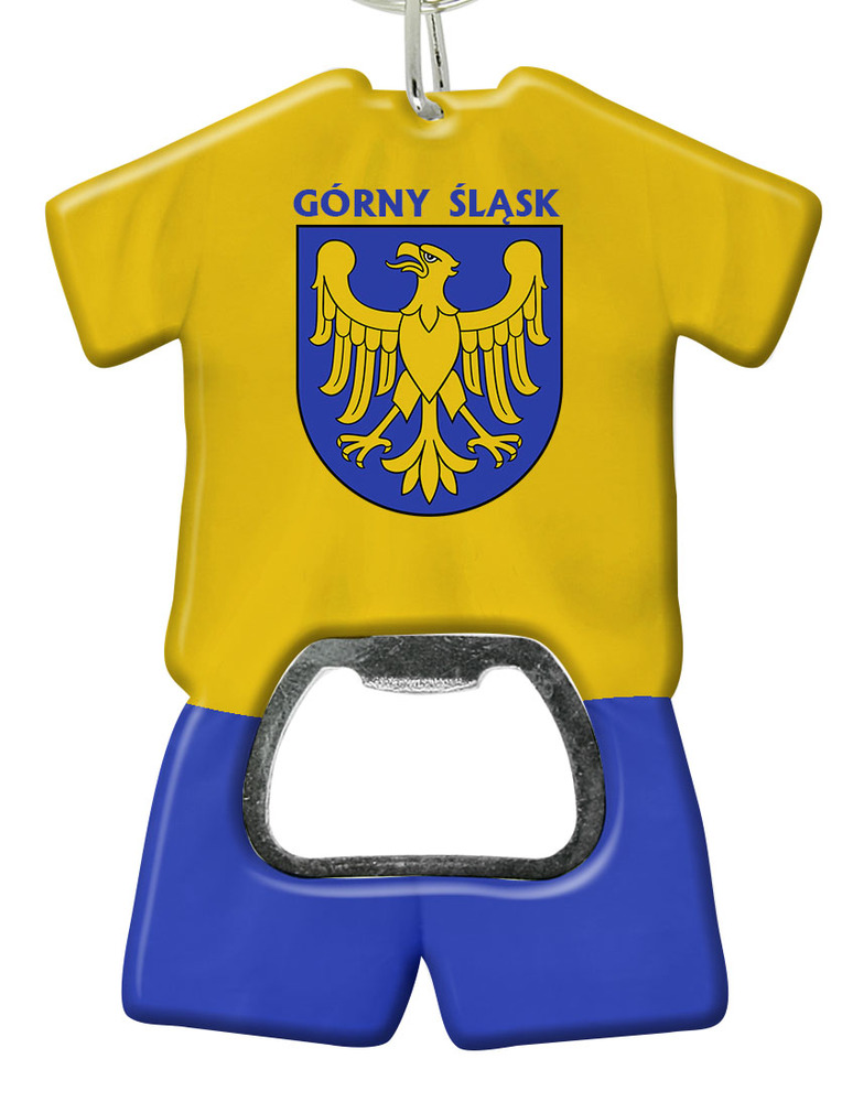 Brelok otwieracz plastikowy trykot Śląsk