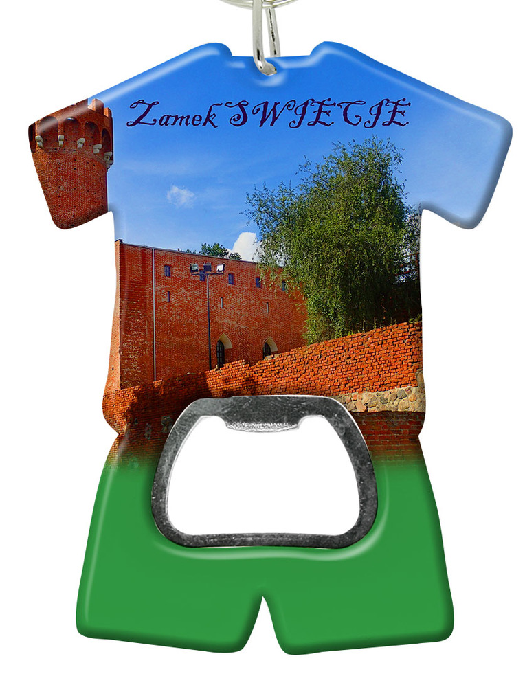 Brelok otwieracz plastikowy trykot Świecie