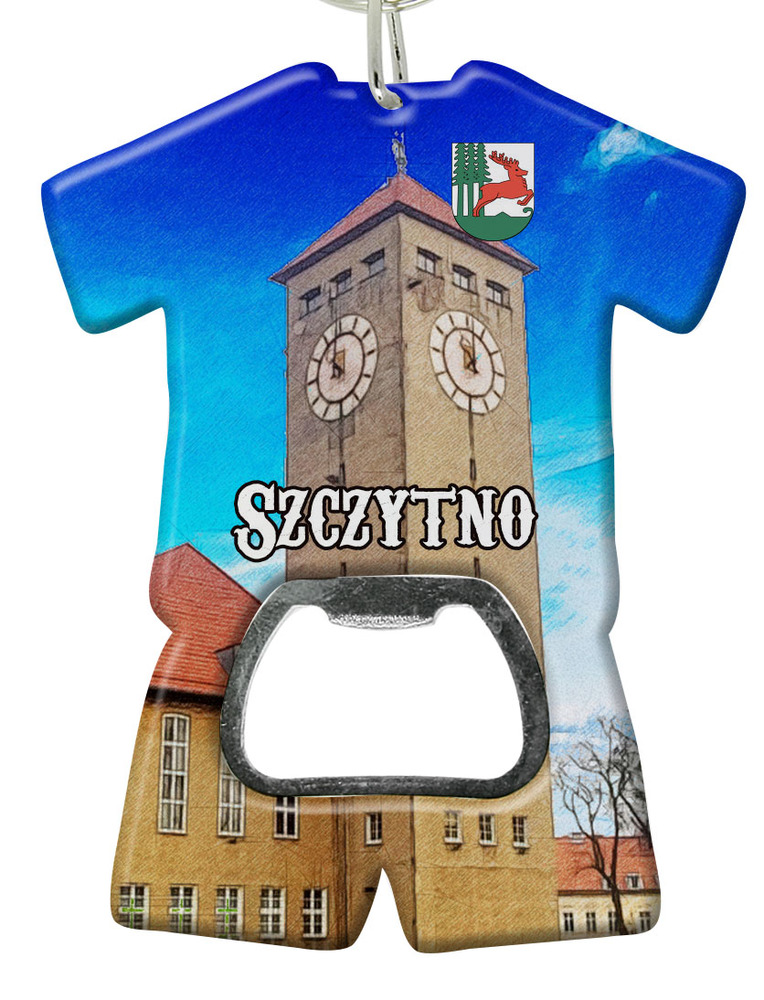 Brelok otwieracz plastikowy trykot Szczytno