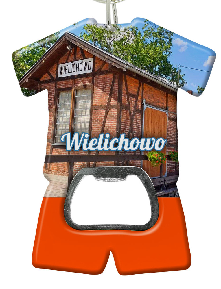 Brelok otwieracz plastikowy trykot Wielichowo