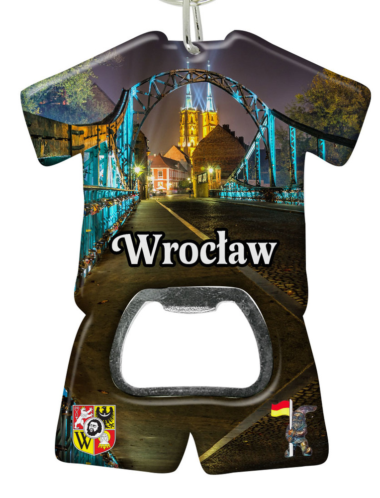Brelok otwieracz plastikowy trykot Wrocław
