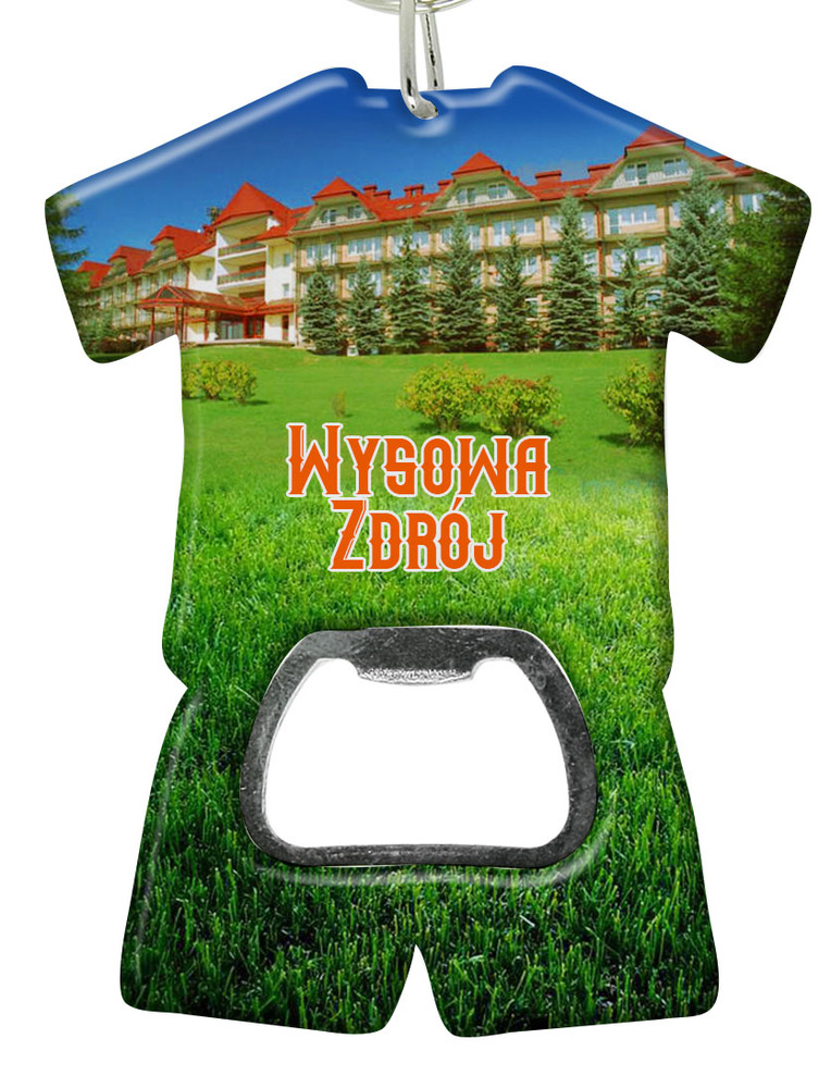 Brelok otwieracz plastikowy trykot Wysowa-Zdrój