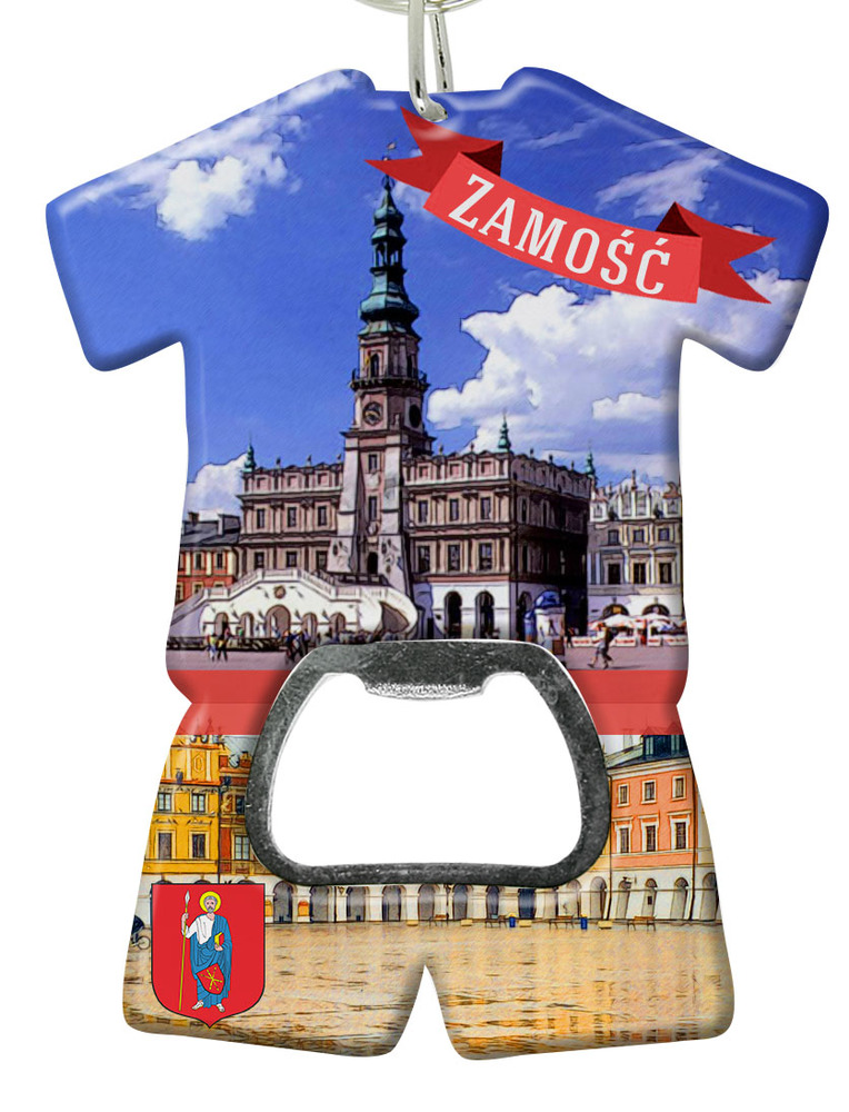 Brelok otwieracz plastikowy trykot Zamość