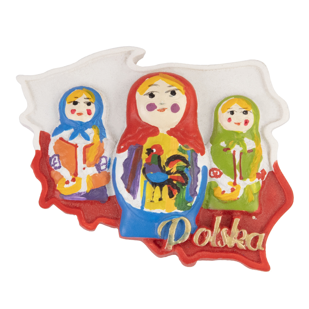 Magnes kontur Polska Matrioszki