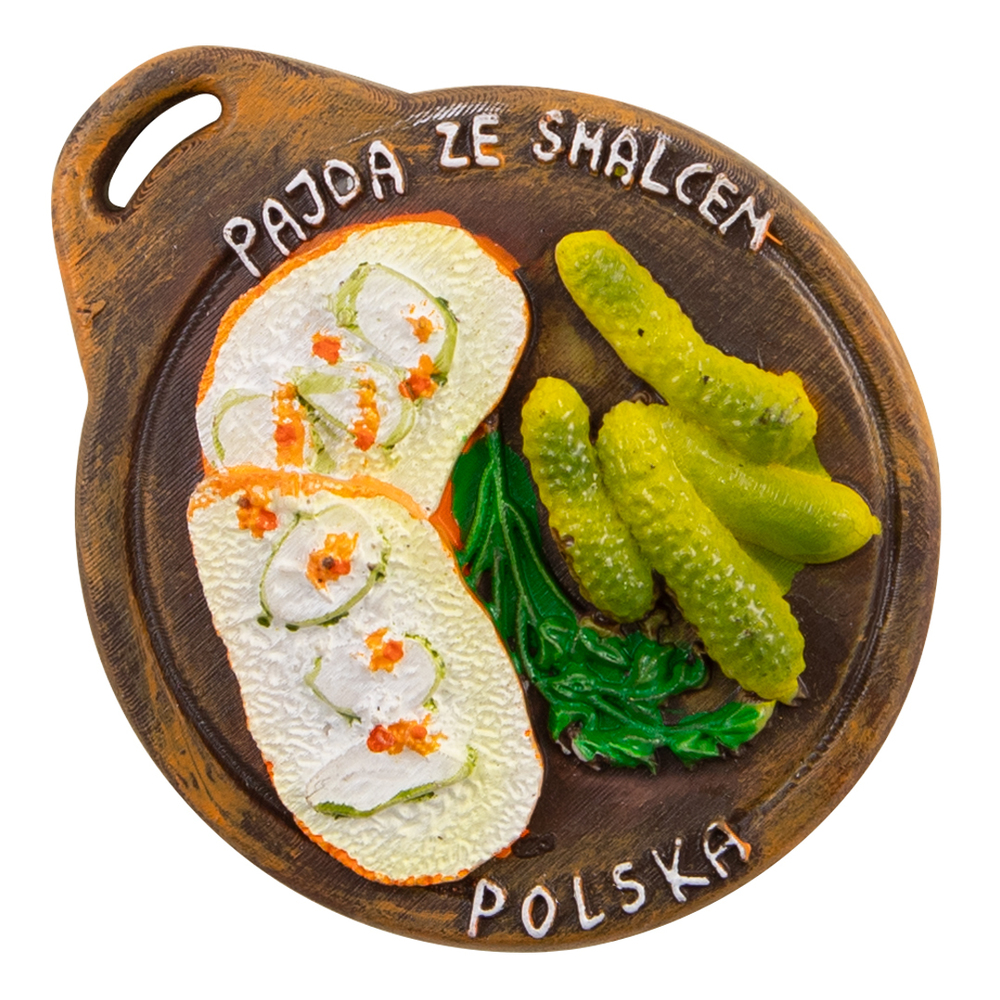 Magnes polyresinowy Pajda ze smalcem