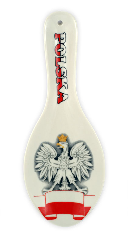 Łyżka ozdobna porcelanowa Polska