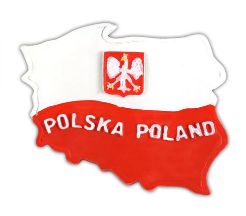 Magnes kontur Polska (flaga)
