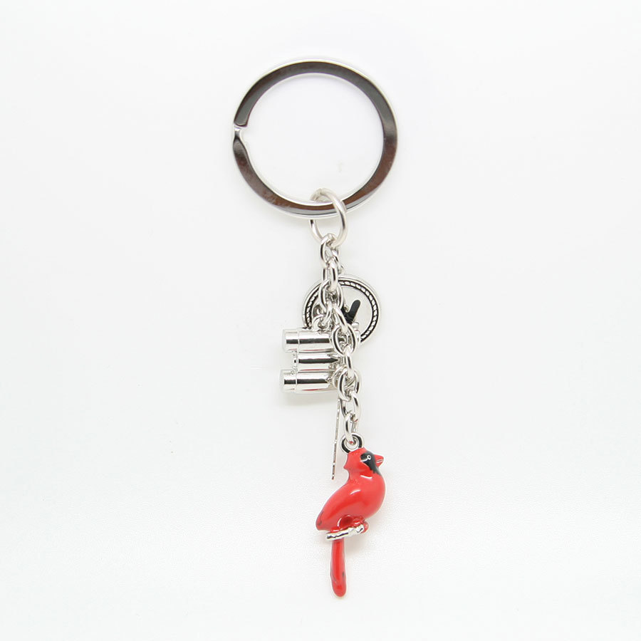 Brelok ptak Kardynał