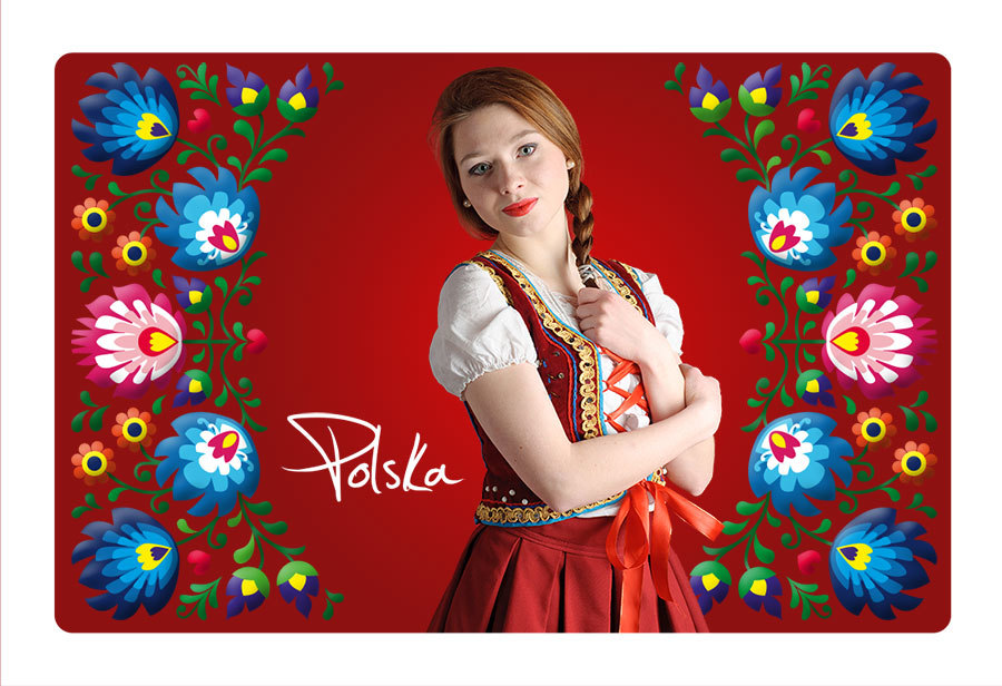 Magnes 3D Polska dziewczyna