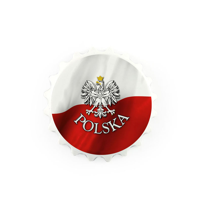 Magnes otwieracz kapsel - Polska