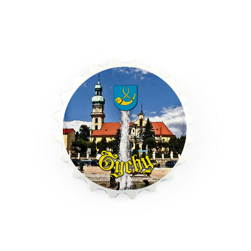 Magnes otwieracz kapsel - Tychy