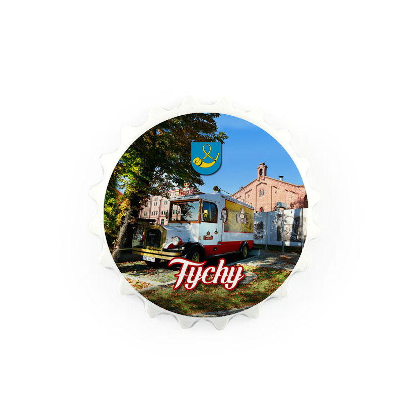 Magnes otwieracz kapsel - Tychy