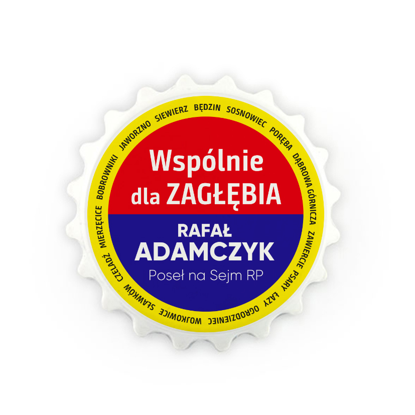 Magnes otwieracz kapsel - Warszawa