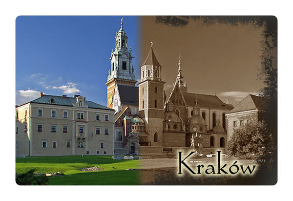 Magnes typu flip - przenikające obrazy Kraków Wawel