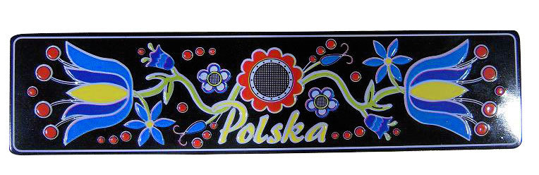 Magnes tablica metalowa Folk Kaszubski