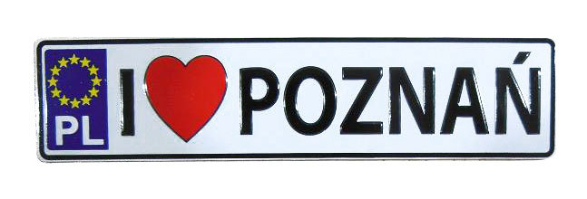 Magnes tablica metalowa Poznań