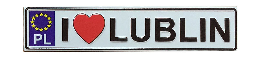 Magnes tablica metalowa Lublin