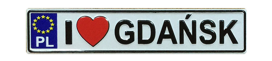 Magnes tablica metalowa Gdańsk