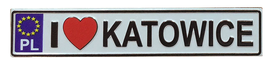 Magnes tablica metalowa Katowice