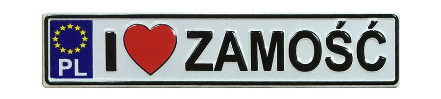 Magnes tablica metalowa Zamość