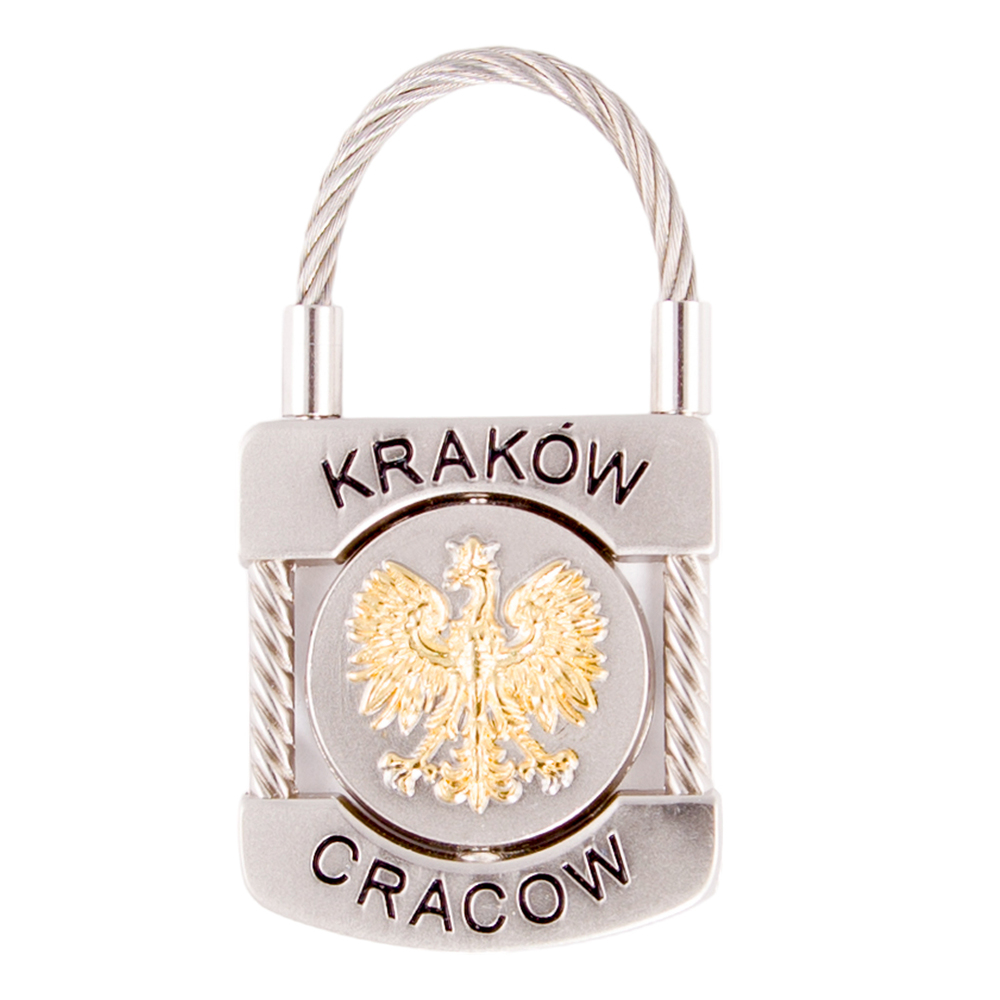 Brelok kłódka Kraków
