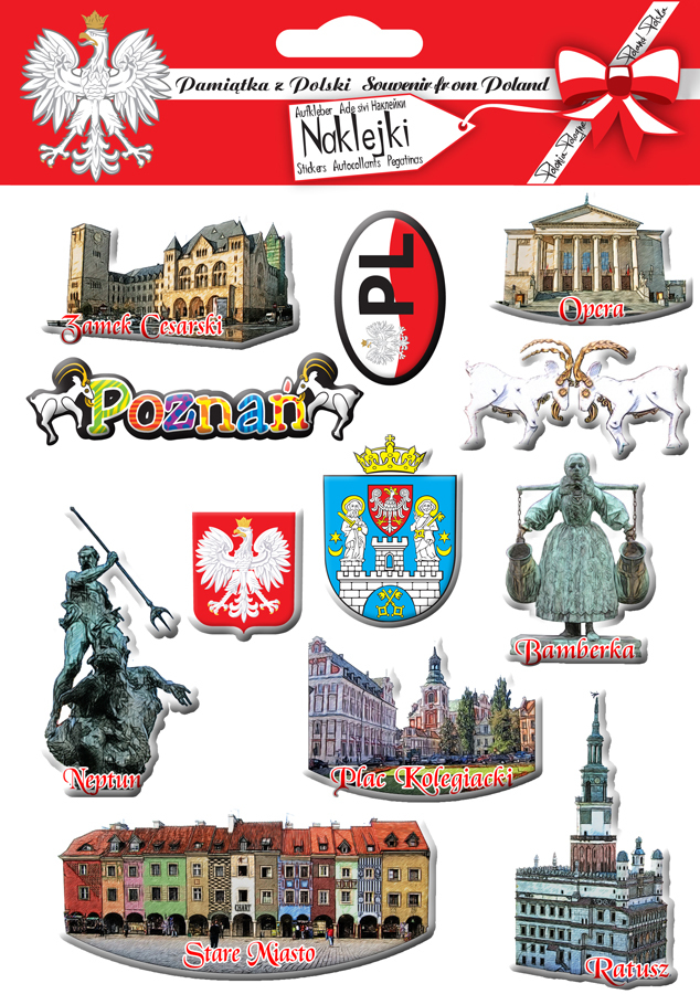 Naklejki zestaw Poznań 01
