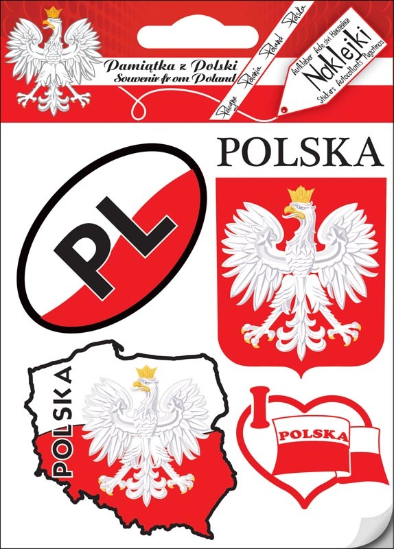 Naklejki zestaw Polska 03