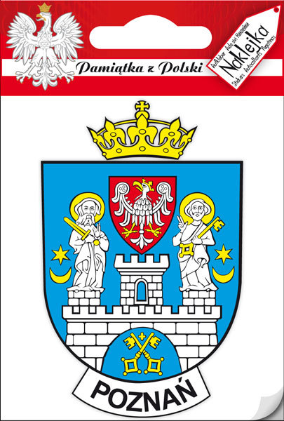 Naklejka pojedyncza herb Poznań