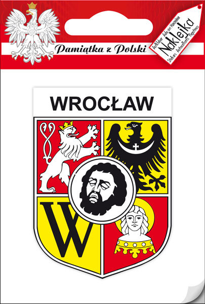 Naklejka pojedyncza herb Wrocław