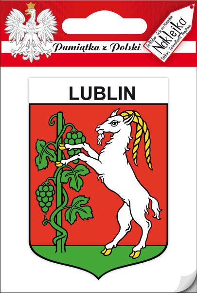 Naklejka pojedyncza herb Lublin