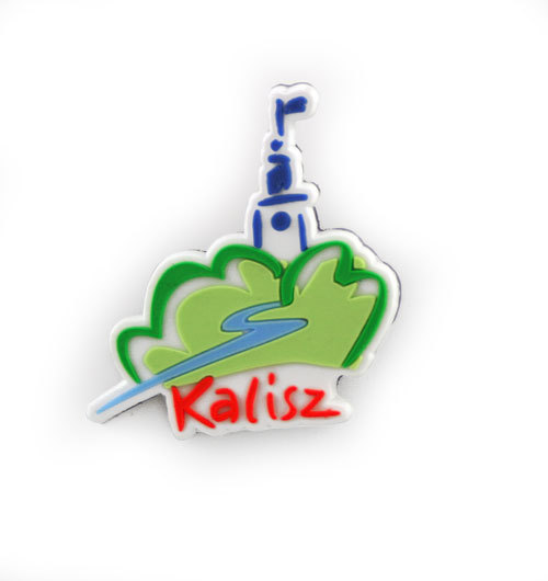 Magnes gumowy Kalisz logo
