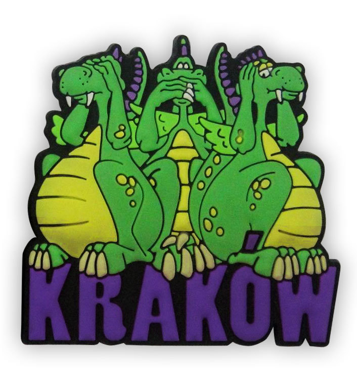 Magnes gumowy 3 Smoki Kraków