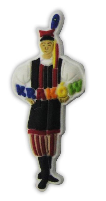 Magnes gumowy strój Krakowski męski