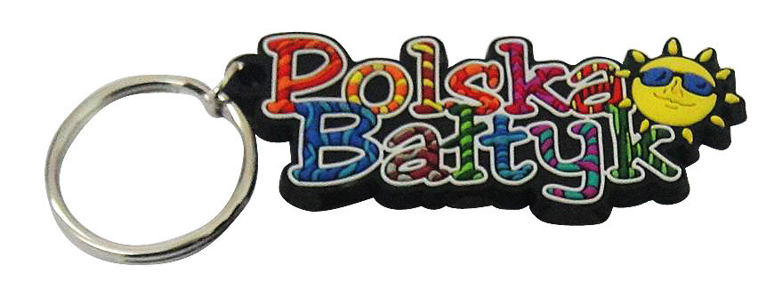 Brelok gumowy Polska Bałtyk