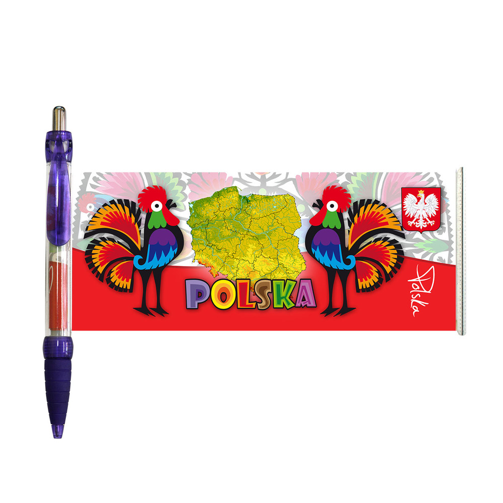 Długopis rozwijany Polska Folk